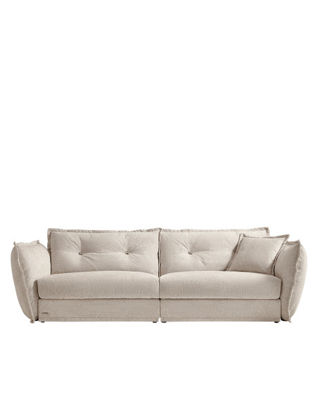 Sofá 3 cuerpos Larisa blanco