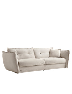 Sofá 3 cuerpos Larisa blanco 2