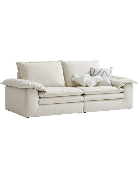 Sofá 3 cuerpos Lúnea beige