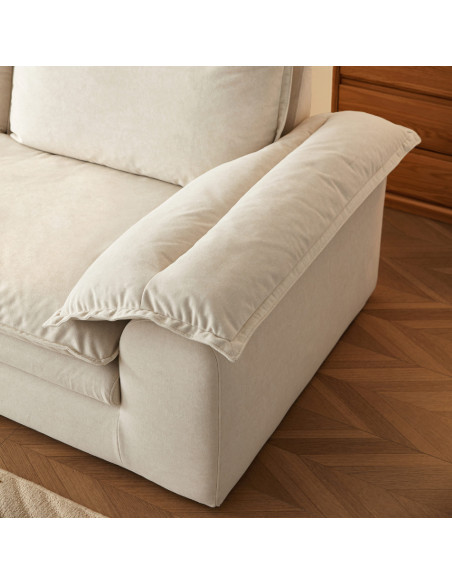 Sofá 3 cuerpos Lúnea beige