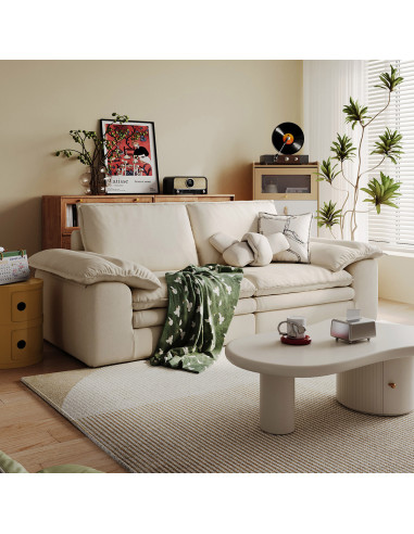 Sofá 3 cuerpos Lúnea beige