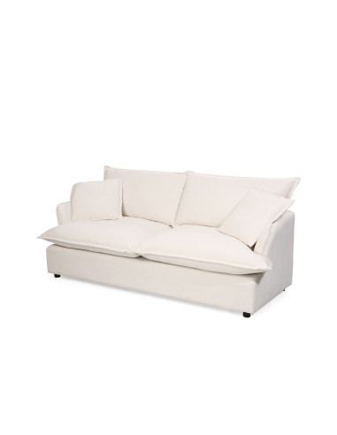 Sofá 3 Cuerpos Matteo Blanco - Muebles de Living Modernos