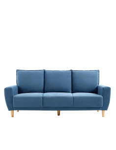 Sofá 3 cuerpos Maya azul
