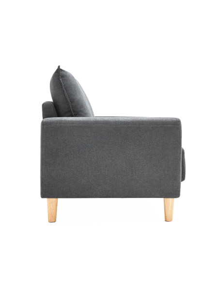 Sofá 3 cuerpos Maya gris