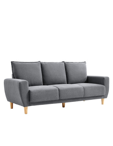 Sofá 3 Cuerpos Maya Gris - Estilo Moderno y Elegante