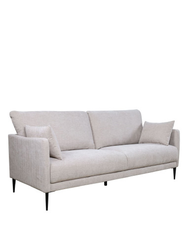 Sofá 3 Cuerpos Sigrid Beige - Elegancia y Comodidad en el Living