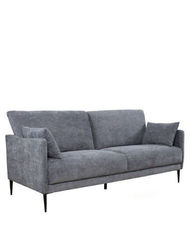 Sofá 3 Cuerpos Sigrid Gris - Elegancia y Comodidad en tu Living