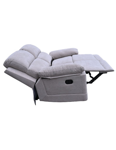 Sofá Reclinable 2 Cuerpos Mark Beige - Comodidad y Estilo