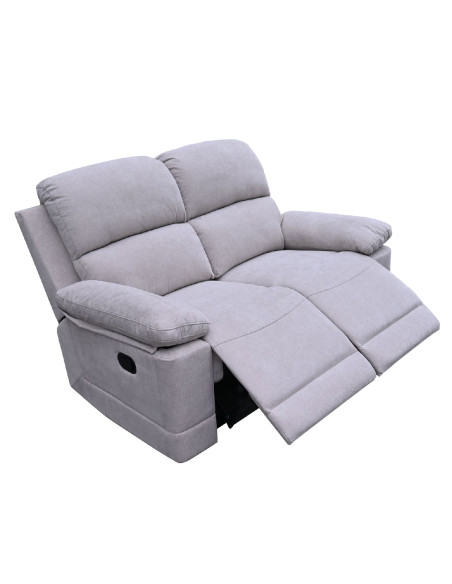 Sofá reclinable 2 cuerpos Mark beige