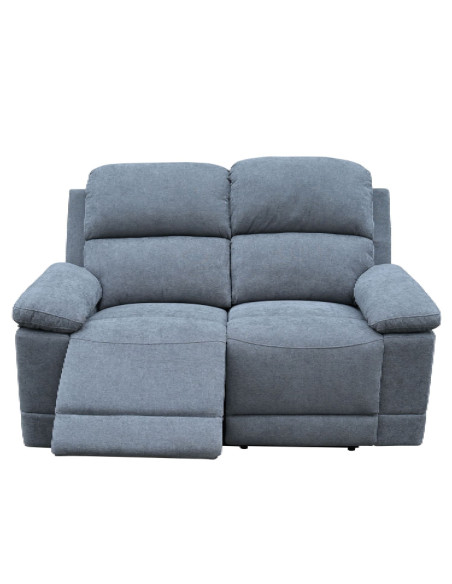 Sofá reclinable 2 cuerpos Mark gris
