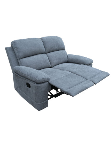 Sofá Reclinable 2 Cuerpos Mark Gris - Comodidad y Estilo