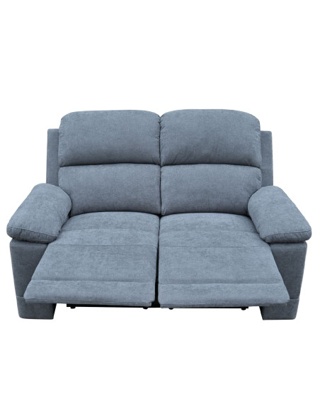 Sofá reclinable 2 cuerpos Mark gris
