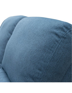 Sofá reclinable 2 cuerpos Milos azul 2