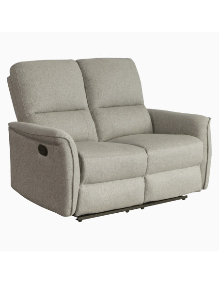 Sofá reclinable 2 cuerpos Milos beige