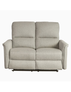 Sofá reclinable 2 cuerpos Milos beige