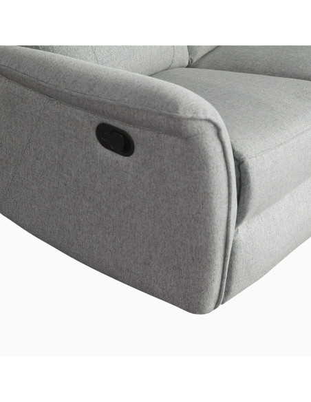 Sofá reclinable 2 cuerpos Milos beige