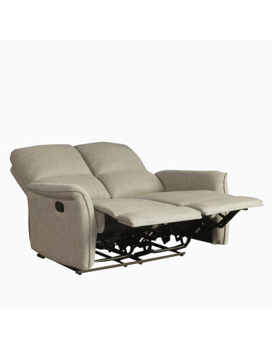 Sofá Reclinable 2 Cuerpos Milos Beige - Comodidad y Estilo