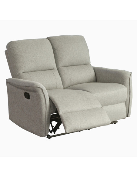Sofá reclinable 2 cuerpos Milos beige