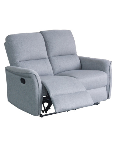 Sofá Reclinable 2 Cuerpos Milos Gris - Comodidad y Estilo