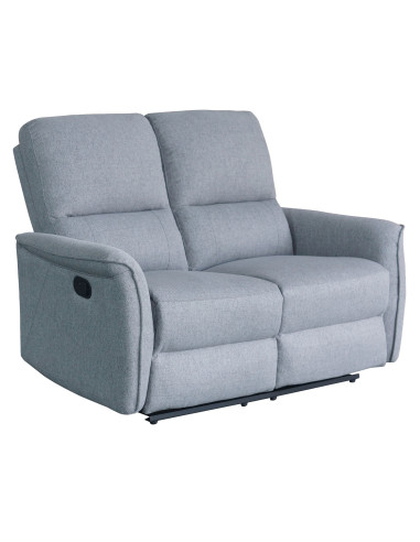 Sofá Reclinable 2 Cuerpos Milos Gris - Comodidad y Estilo
