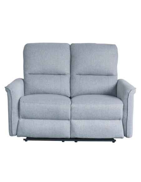 Sofá reclinable 2 cuerpos Milos gris