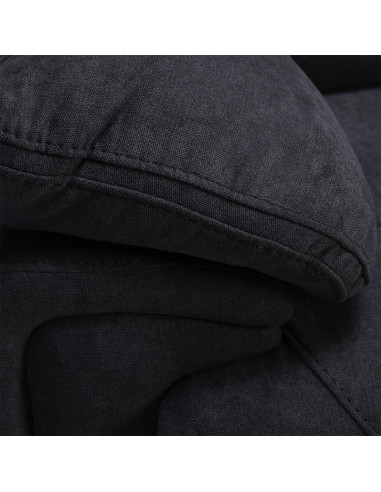 Sofá Reclinable 2 Cuerpos Small Grafito - Máximo Confort