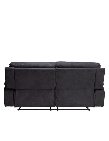 Sofá Reclinable 2 Cuerpos Small Grafito - Máximo Confort