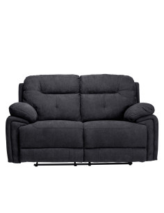 Sofá Reclinable 2 Cuerpos Small Grafito - Máximo Confort