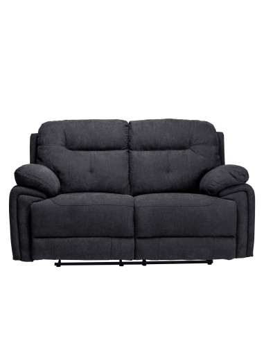 Sofá Reclinable 2 Cuerpos Small Grafito - Máximo Confort