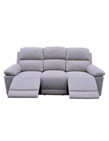 Sofá Reclinable 3 Cuerpos Mark Beige - Comodidad y Estilo