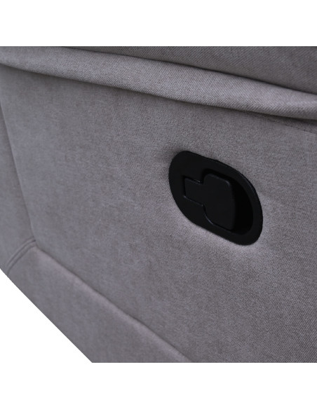 Sofá reclinable 3 cuerpos Mark beige