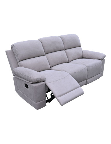 Sofá Reclinable 3 Cuerpos Mark Beige - Comodidad y Estilo