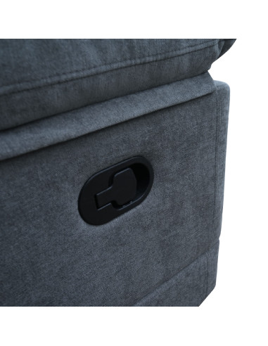 Sofá Reclinable 3 Cuerpos Mark Gris - Comodidad y Estilo