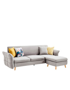 Sofá cama 3 cuerpos long + ottoman Luxor