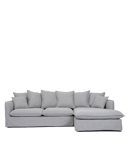 Sofá seccional derecho Hobart gris