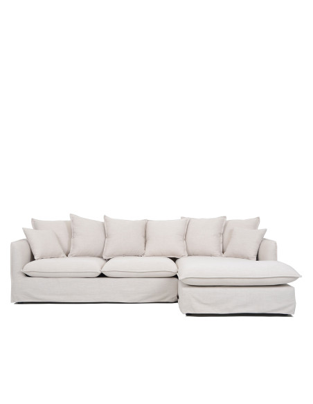 Sofá seccional derecho Hobart natural