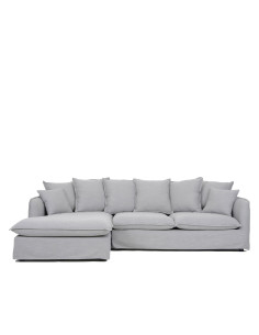 Sofá seccional izquierdo Hobart gris