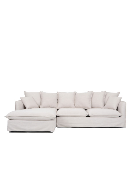 Sofá seccional izquierdo Hobart natural