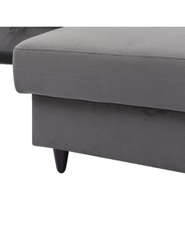 Sofá Seccional Santino Gris Oscuro - Elegancia y Comodidad