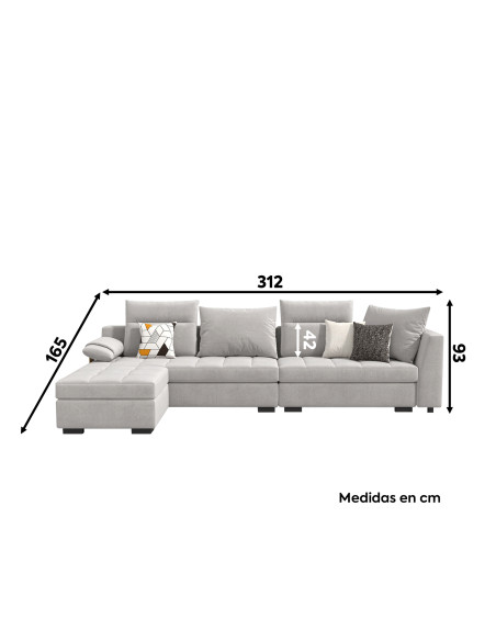 Sofá seccional Versalles