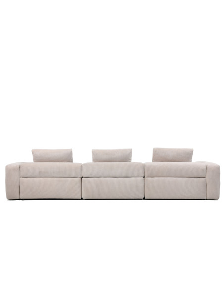 Sofá modular izquierdo Dante gris claro