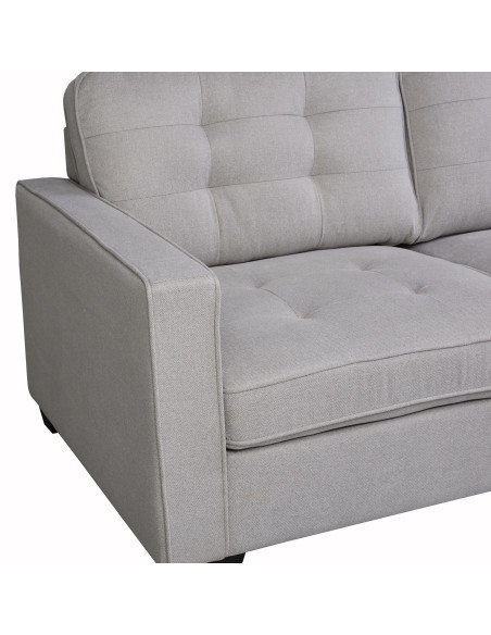 Sofá seccional Abaco taupe