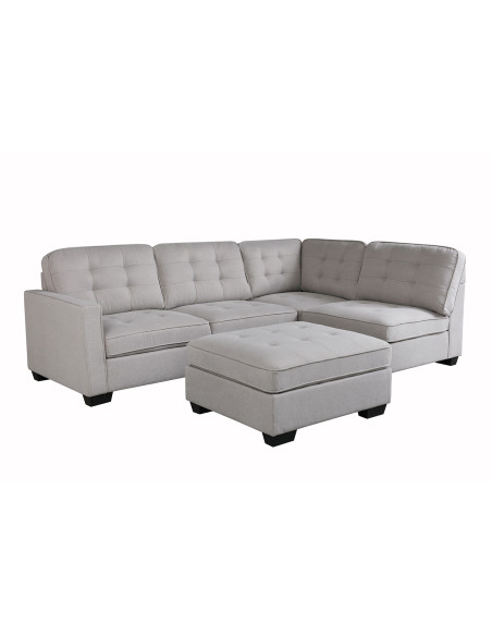 Sofá seccional Abaco taupe