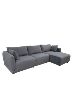 Sofá seccional derecho Denise gris