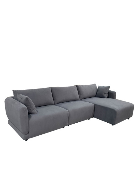 Sofá seccional derecho Denise gris