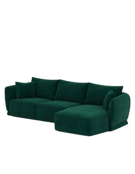 Sofá seccional derecho Denise verde