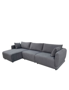 Sofá seccional izquierdo Denise gris