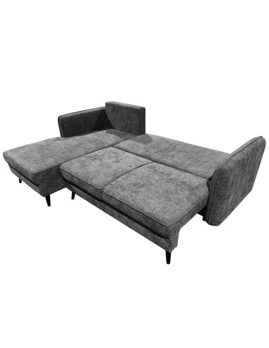 Sofá seccional izquierdo Odense gris