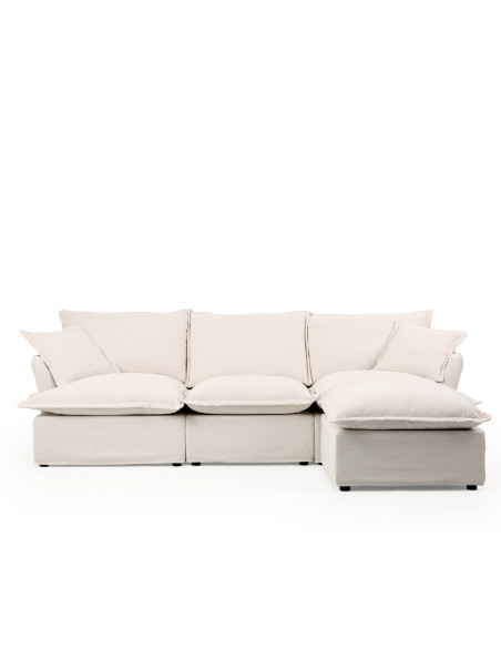 Sofá seccional Matteo blanco