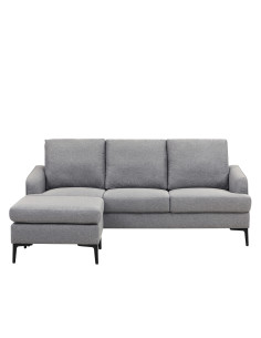Sofá seccional Mauricio gris claro